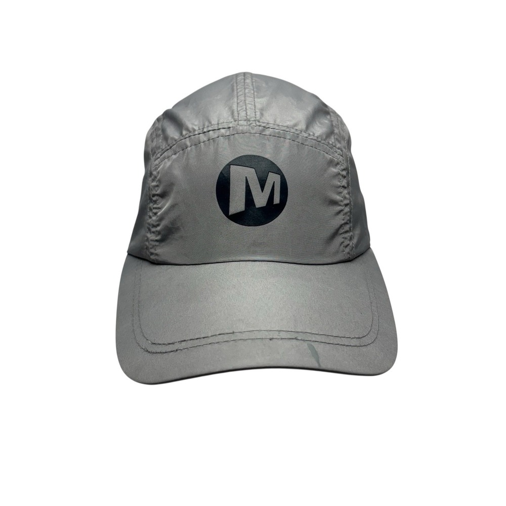 Merrell Trail Runners Hat Lightweight‎ Gray Cap Adjustable Outdoor Athletic OSFM